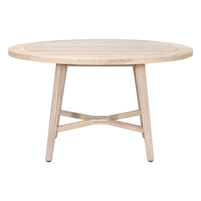 Maklaine Contemporary Transitional Wood Dining Table in Natural