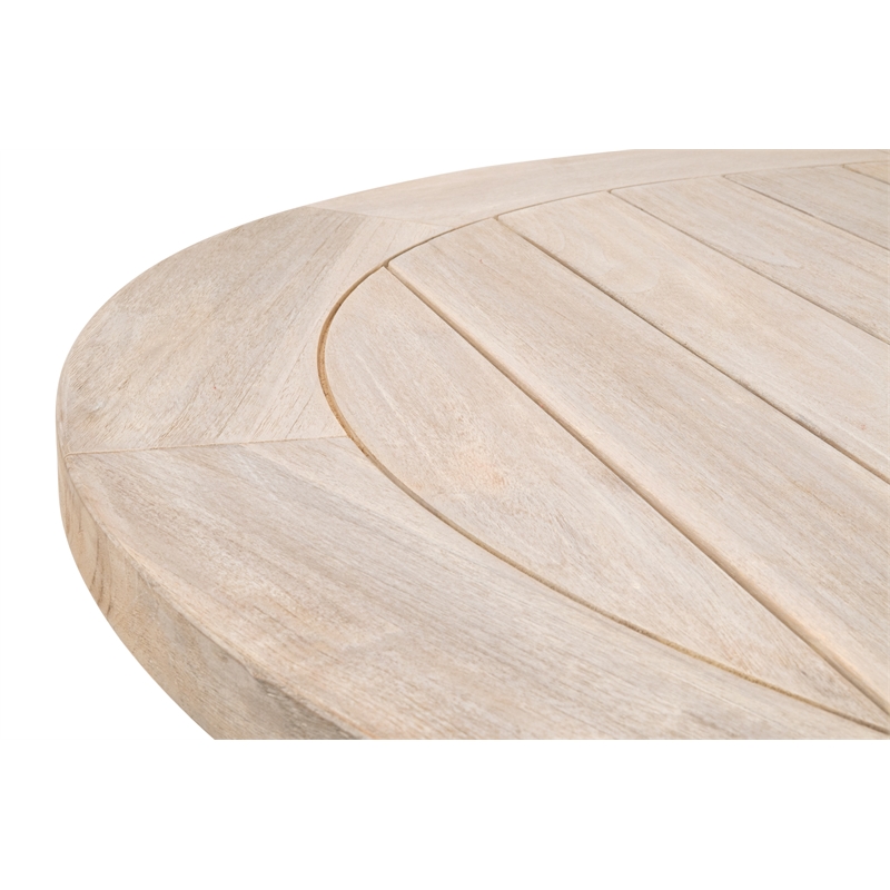 Maklaine Contemporary Transitional Wood Dining Table in Natural