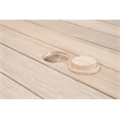 Maklaine Contemporary Transitional Wood Dining Table in Natural