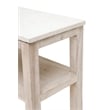 Maklaine Modern Transitional Wood Console Table in White Finish