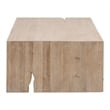 Maklaine Modern Transitional Wood Coffee Table in Smoke Gray