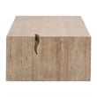 Maklaine Modern Transitional Wood Coffee Table in Smoke Gray