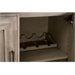 Maklaine Modern Transitional Wood Media Sideboard in Natural