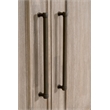 Maklaine Modern Transitional Wood Media Sideboard in Natural