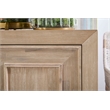 Maklaine Modern Transitional Wood Media Sideboard in Natural
