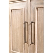 Maklaine Modern Transitional Wood Media Sideboard in Natural