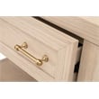 Maklaine Contemporary Transitional Wood Nightstand in Light Oak