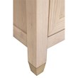 Maklaine Modern Transitional 6-Drawer Wood Double Dresser in Oak