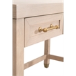 Maklaine Contemporary Transitional Wood Desk in Light Honey Oak