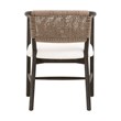 Maklaine Contemporary Transitional Wood Chair in Brown Finish