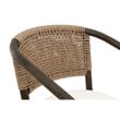 Maklaine Contemporary Transitional Wood Chair in Brown Finish