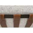 Maklaine Modern Transitional Fabric Club Chair in Gray Finish