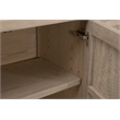 Maklaine Modern Transitional Antique Wood Media Sideboard in Gray