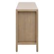 Maklaine Modern Transitional Antique Wood Media Sideboard in Gray