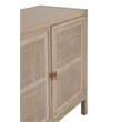Maklaine Modern Transitional Antique Wood Media Sideboard in Gray