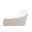 Maklaine Counter Stool in Peyton-Pearl and Bisque French Linen Fabric