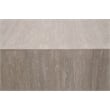 Maklaine Transitional Dovetail End Table in Natural Gray Wood