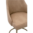 Maklaine Contemporary Transitional Dining Chair Set of 2 in Tan