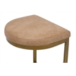 Maklaine Contemporary Transitional Counter Stool in Tan Finish