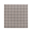 Maklaine Transitional Upholstered Coffee Table in Gray and White