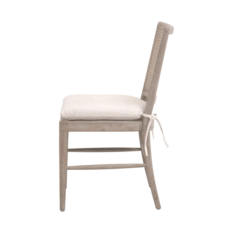 Maklaine Modern Transitional Dining Chair Set of 2 in Natural