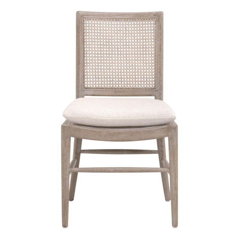 Maklaine Modern Transitional Dining Chair Set of 2 in Natural