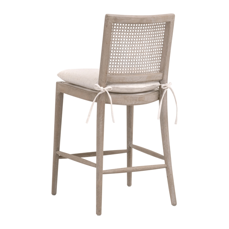 Maklaine Contemporary Transitional Counter Stool in Natural Finish