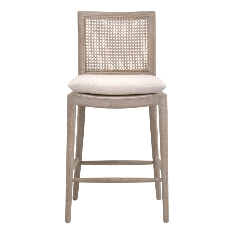Maklaine Contemporary Transitional Counter Stool in Natural Finish