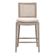 Maklaine Contemporary Transitional Counter Stool in Natural Finish