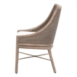 Maklaine Modern Transitional Dining Chair Set of 2 in Natural