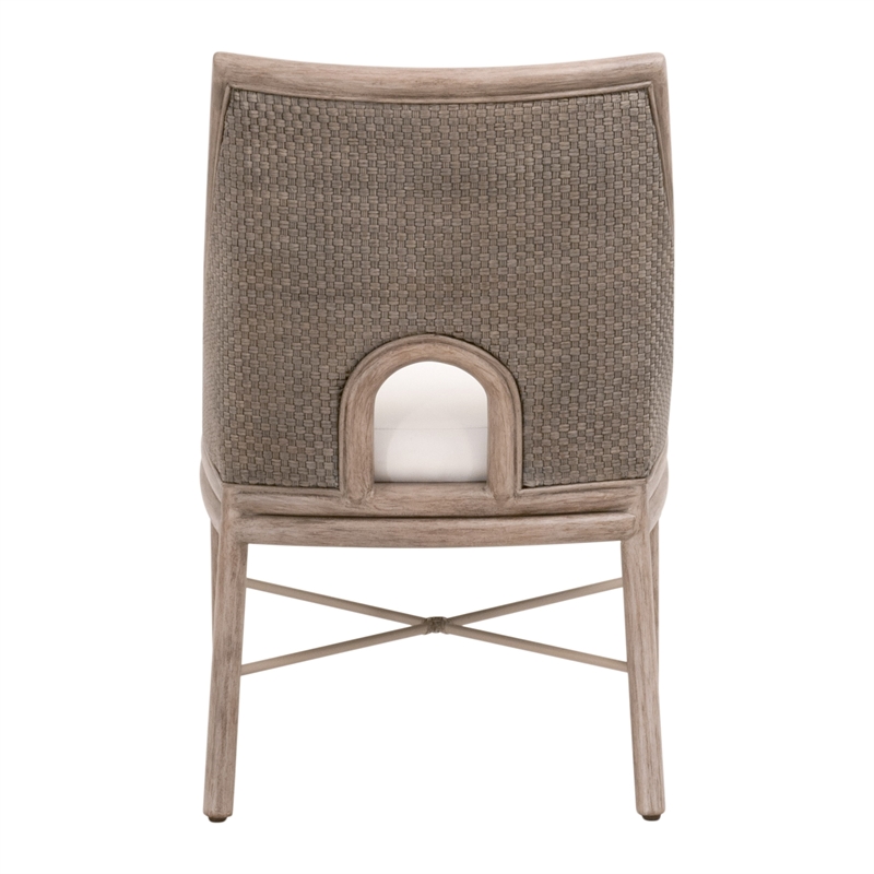 Maklaine Modern Transitional Dining Chair Set of 2 in Natural