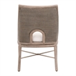 Maklaine Modern Transitional Dining Chair Set of 2 in Natural