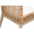 Maklaine Modern Transitional Dining Chair Set of 2 in Natural