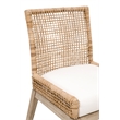 Maklaine Modern Transitional Dining Chair Set of 2 in Natural