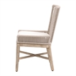 Maklaine Transitional Overlay Dining Chair Set of 2 in Natural