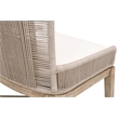 Maklaine Transitional Overlay Dining Chair Set of 2 in Natural