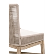 Maklaine Transitional Overlay Dining Chair Set of 2 in Natural