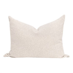 Maklaine Modern Transitional 34&quot Dutch Pillow Set of 2 in Beige