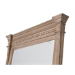 Maklaine Modern Transitional Solid Wood Frame Mirror in Natural