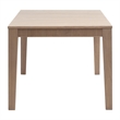 Maklaine Modern Transitional Extension Dining Table in Natural