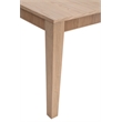 Maklaine Modern Transitional Extension Dining Table in Natural