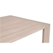 Maklaine Modern Transitional Big Outdoor Dining Table in Natural