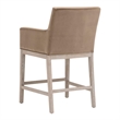 Maklaine Contemporary Transitional Counter Stool in Brown Finish