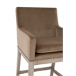 Maklaine Contemporary Transitional Counter Stool in Brown Finish