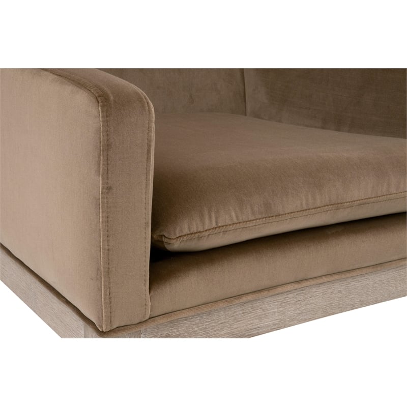 Maklaine Contemporary Transitional Counter Stool in Brown Finish