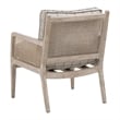 Maklaine Contemporary Transitional Club Chair in Gray Finish