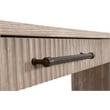 Maklaine Modern Transitional 2-Drawer Console Table in Natural