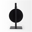 Maklaine Contemporary Metallic Brown Metal Hanging Table Clock