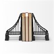 Maklaine Wrought Iron Suspension Bridge Brown Metal Weighted Bookend