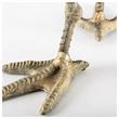 Maklaine Modern / Contemporary Medium Gold Metal Webbed Feet Bowl